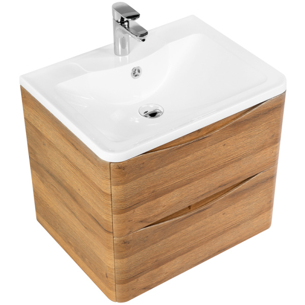 База под раковину BelBagno ACQUA-700-2C-SO-RR подвесная Rovere Rustico