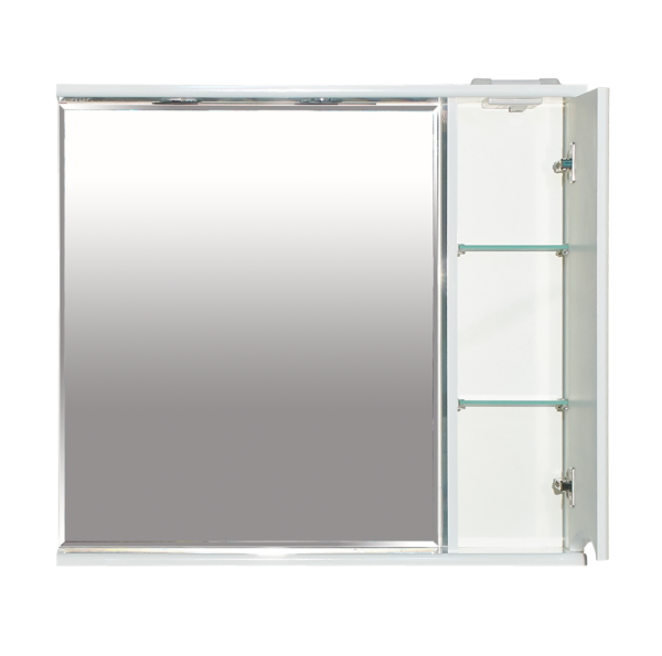 Зеркало-шкаф (83х74) Misty Элвис 85 правый П-Элв-01085-011П