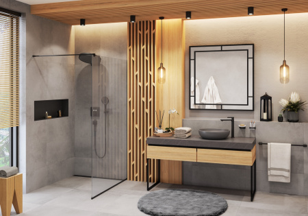 Стакан для зубных щеток Hansgrohe AddStoris 41749670 черный матовый