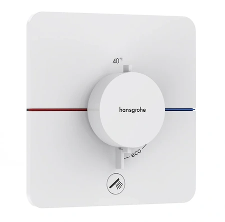 Термостат для душа Hansgrohe ShowerSelect Comfort Q 15589700 белый матовый