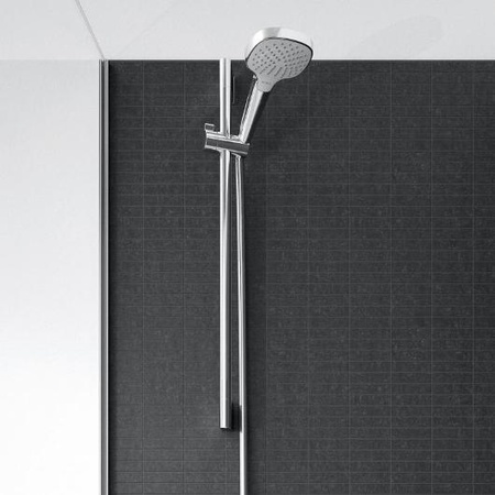 Душевой гарнитур Hansgrohe Croma Select E Vario EcoSmart 26583400 белый/хром