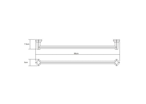 Полотенцедержатель WasserKraft Aller K-1130