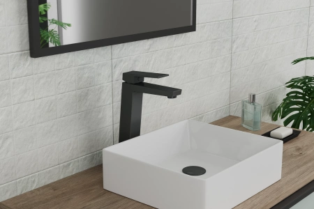 Смеситель для раковины высокий RUSH Thira TR3635-13Black