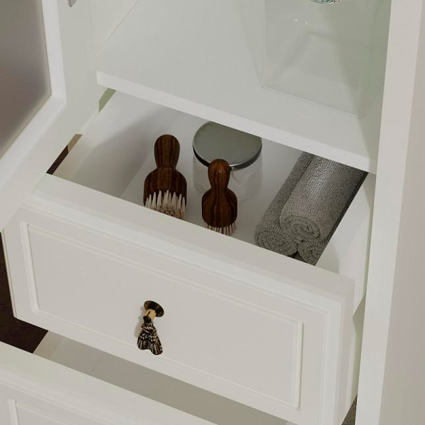 Пенал Opadiris Риспекто 30, цвет слоновая кость, левый, 00-00005829