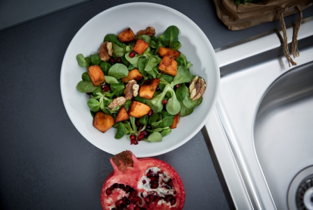 Кухонная мойка из нержавеющей стали без корзинчатого вентиля, Grohe K800 31583 SD0 (31583SD0)