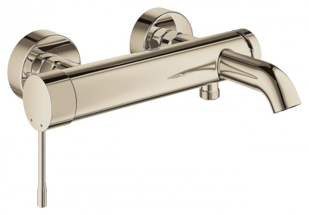 Смеситель однорычажный для ванны Grohe Essence New 33624 BE1 (33624BE1) никель глянец