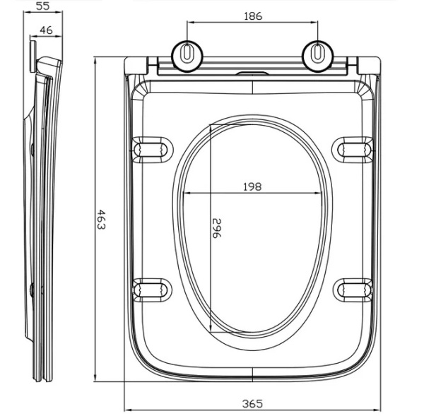 Крышка-сиденье Arrow PG024-HUA