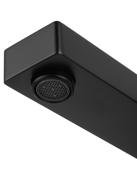 Смеситель для раковины встраиваемый WONZON & WOGHAND CUBE, черный матовый WW-88869016-MB