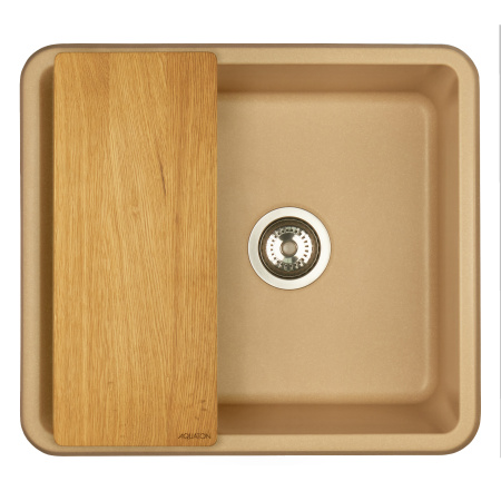 Кухонная мойка Aquaton Беллис 57 1A724932BS260 латте