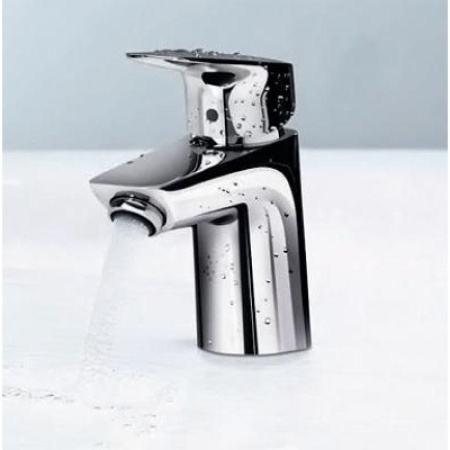 Смеситель для раковины с донным клапаном LowFlow Hansgrohe Logis 71078000 хром