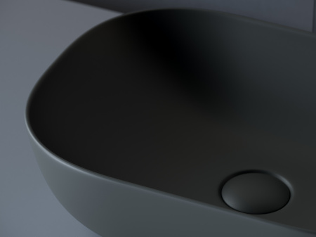 Раковина накладная (45,5х32,5) Ceramica Nova ELEMENT CN6009MDH