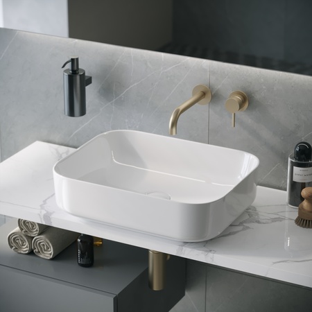 Раковина накладная (50х41) Grossman Falcon GR-3052, белый