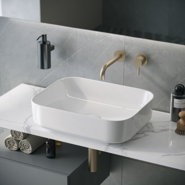 Раковина накладная (50х41) Grossman Falcon GR-3052, белый