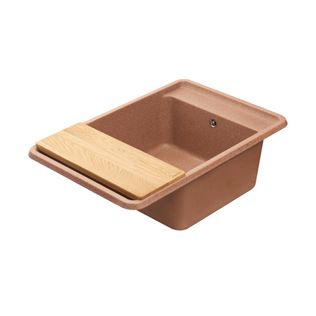 Кухонная мойка Aquaton Беллис 78 1A725032BS270 терракот