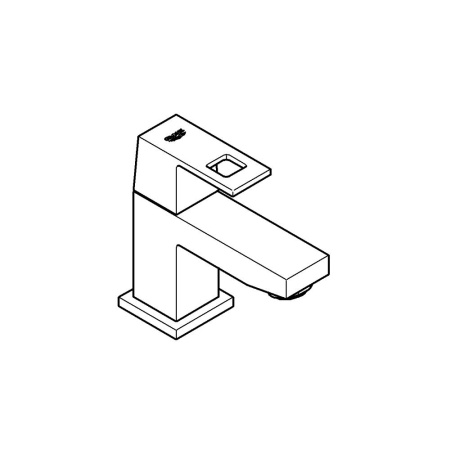 Вертикальный вентиль Grohe Eurocube 23137 000 (23137000) хром