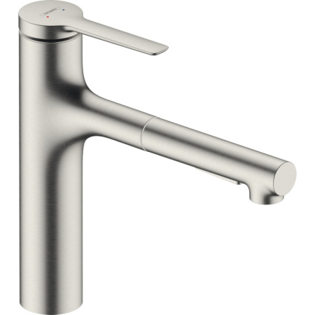 Смеситель для кухни Hansgrohe Zesis M33 sBox lite 74804800, сталь