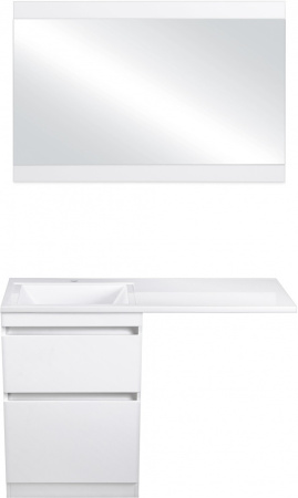 Зеркало с подсветкой Style Line Даллас (120x80) СС-00000393 белый