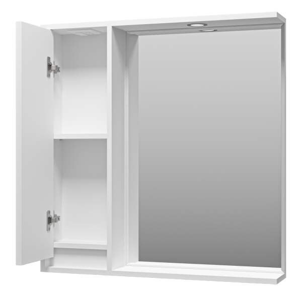 Зеркальный шкаф (78х80) Brevita Balaton 80 левый  BAL-04080-01-Л