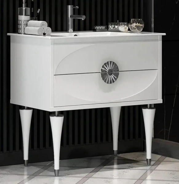 Ножки для мебели Opadiris Ибица 00-00003608 белый/хром