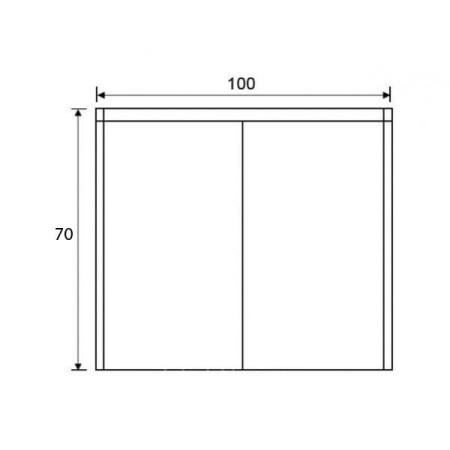 Зеркало-шкаф BelBagno Gloria BB1000BMS/TL