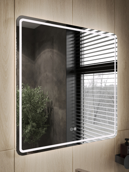 Зеркало с LED подсветкой  и антизапотеванием сенсорное Orange Nature ONP-80ZE