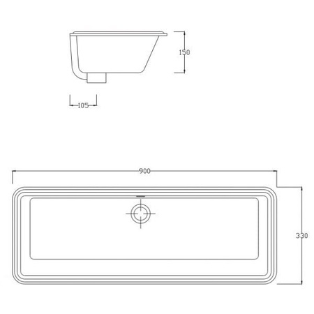 Раковина Artceram Gea GEL002 01 00 bi*0
