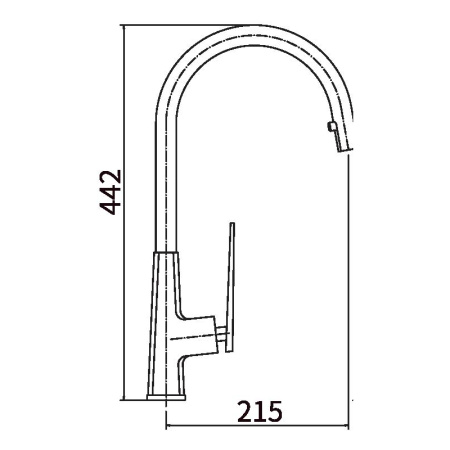 Смеситель для кухни FASHUN A6057