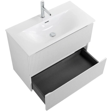 Тумба под раковину 100 BelBagno Uno UNO-MINI-1000-2C-SO-BO белый матовый, без раковины