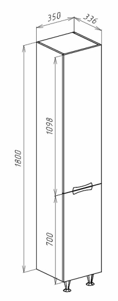 Пенал Bellezza Лагуна 35 4622107001047