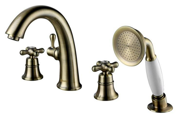 Смеситель на борт ванны Lemark Vintage (LM2841B)