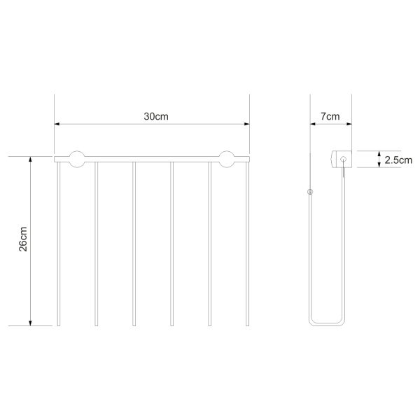 Держатель для газет WasserKRAFT K-311