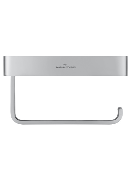 Держатель для туалетной бумаги с полкой WONZON & WOGHAND LOTTE, хром WW-8336