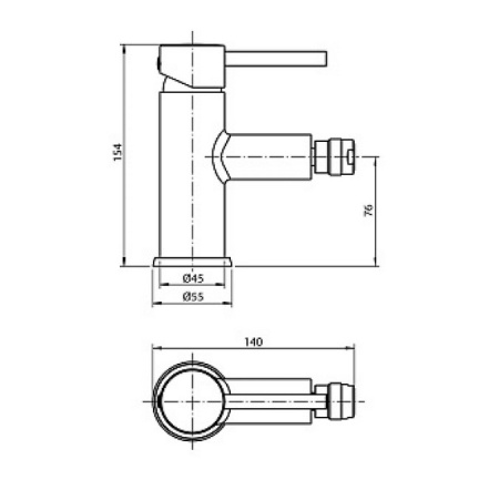 Cмеситель для биде Koller Pool Orion OR0300