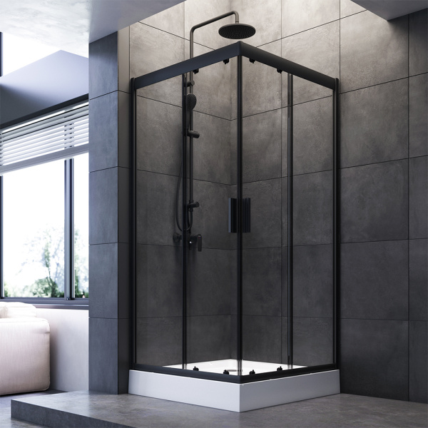 Душевой уголок (90х90) Am.Pm Gem Square Slide W90G-403-090BT