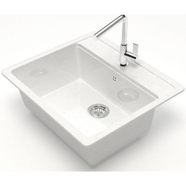 Кухонная мойка Marrbaxx Джекки Z9 Z009Q001 белый лёд