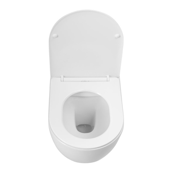 Унитаз подвесной безободковый Art&Max Bianchi AM9311CHR/SC микролифт