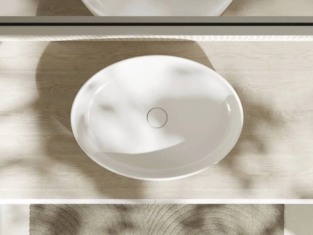 Раковина накладная (55x40) Hansgrohe Xuniva D 60165450 белый