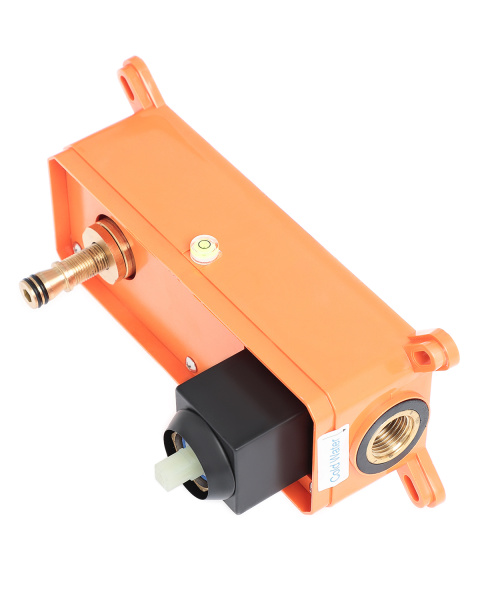 Смеситель для раковины однорычажный встраиваемый Orange Lutz M04-722b черный