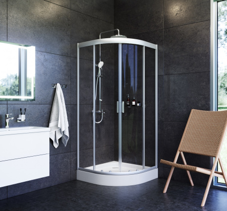 Душевой уголок (90х90) Am.Pm Gem W90G-401-090WT