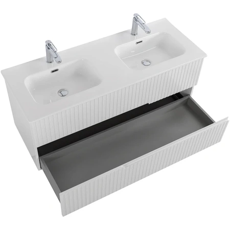 Тумба под раковину Cezares DUET-N-1200-2C-SO-2-BL Bianco Lucido