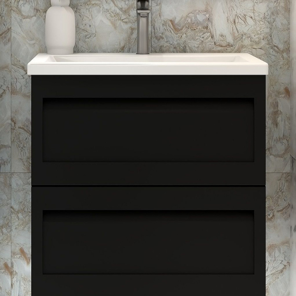 База под раковину напольная Art&max AM-Platino-580-2C-SO-NM Черный