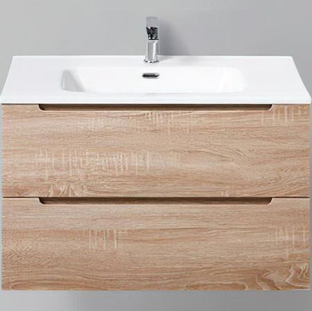 База под раковину подвесная BelBagno ETNA-800-2C-SO-WO-P Rovere Bianco