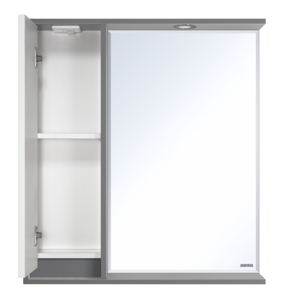 Зеркальный шкаф (73х80) Brevita Balaton 75 левый  BAL-04075-01-01Л