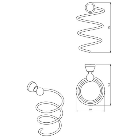 Держатель фена Novaservis Metalia 6383.0