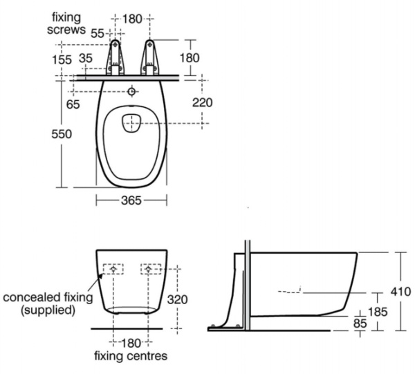 Биде подвесное Ideal Standard Dea T509801