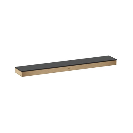 Полочка для душа Hansgrohe Rainfinity Shelf 500 26844140 шлифованная бронза
