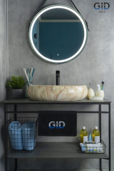 Раковина накладная (60х41) Gid Mnc162