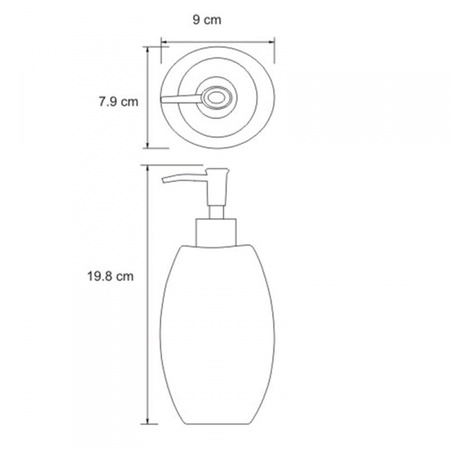 Дозатор для жидкого мыла WasserKRAFT Werra K-8299