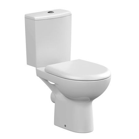 Унитаз напольный безободковый Cersanit NATURE Clean On 011 3/5 DPL EO S-KO-NTR011-3/5-COn-DL-w