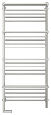 Полотенцесушитель Электрический Cунержа Богема с полкой 2.0 Левый (1200x500) Состаренная Латунь 051-5208-1250